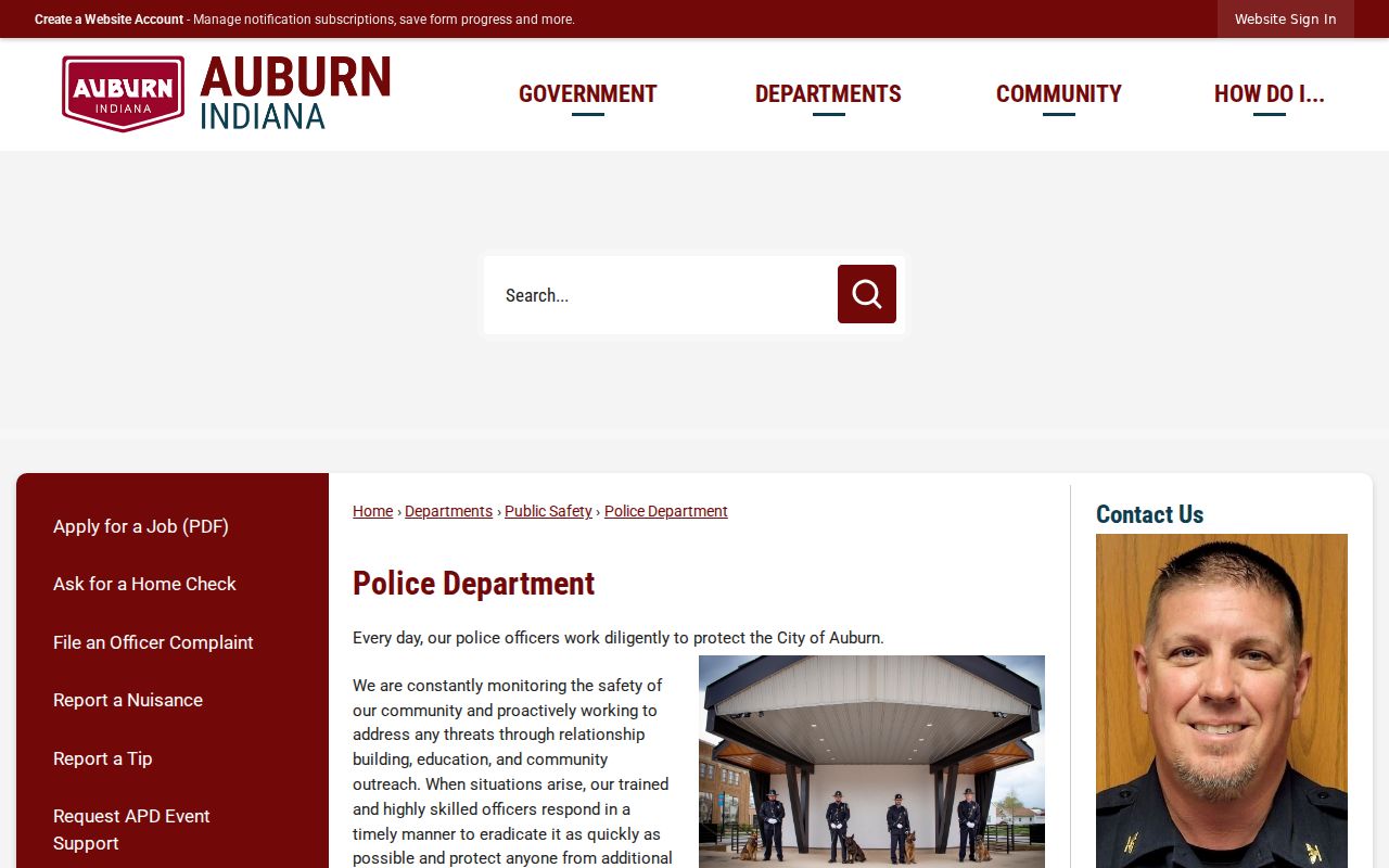DeKalb County arrest warrant Auburn police context