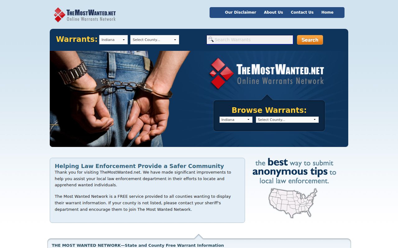 DeKalb County warrant records vendor search controls
